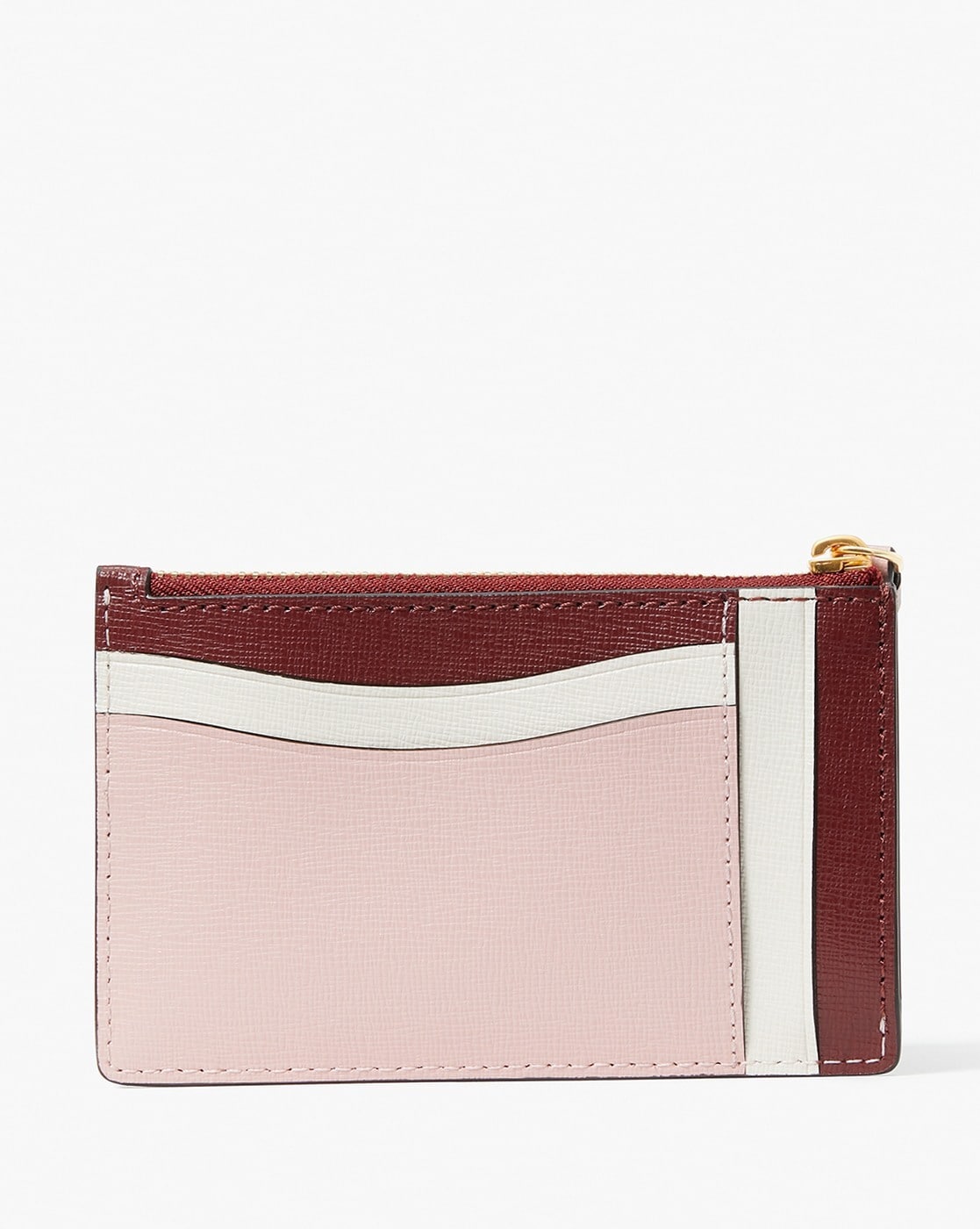 Kate Spade New York Morgan Colorblocked Leather Coin Card Case Wristlet - Pale Dogwood Multi