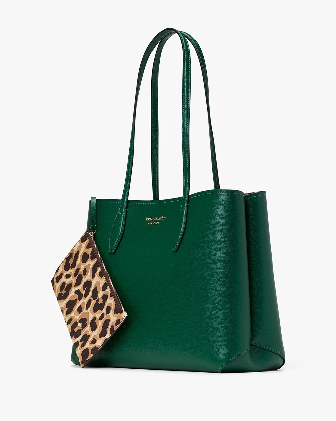 Kate Spade New York Leather Shoulder Bag - Green Totes, Handbags -  WKA290871 | The RealReal