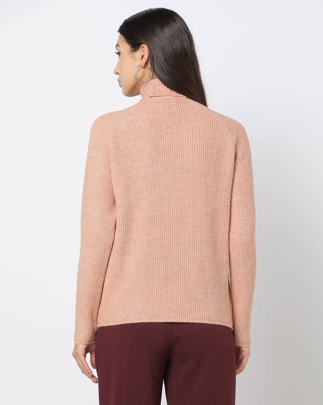 Peach turtleneck outlet sweater