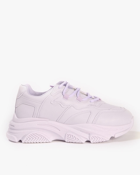 Lavender Sneakers for Women by Outryt Online | Ajio.com