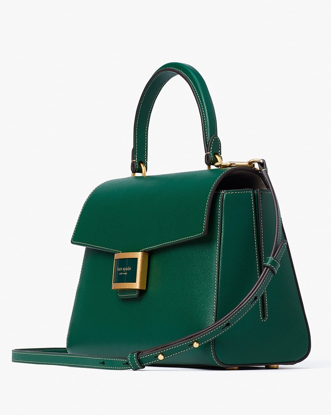 Buy KATE SPADE Katy Medium Top-Handle Bag | Green Color Women | AJIO LUXE