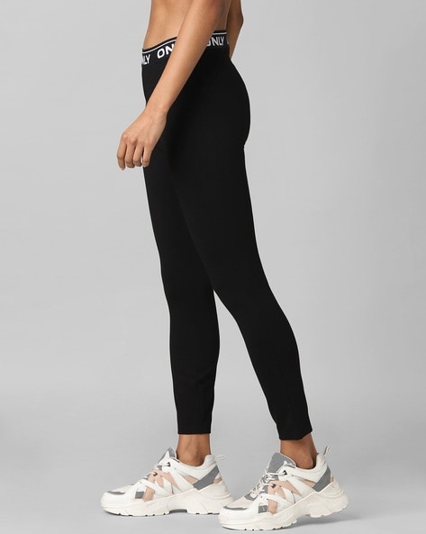 Buy Black Leggings for Women by ONLY Online