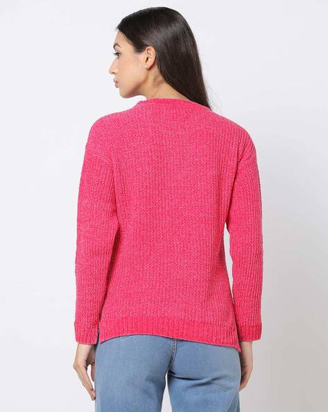 Buy Pink Sweaters & Cardigans for Women by DNMX Online