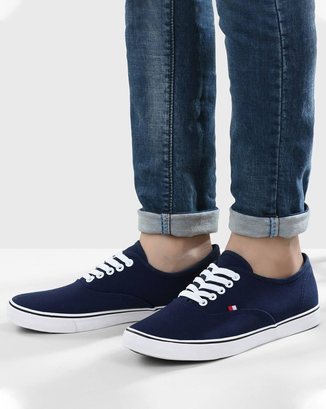 Buy Navy Blue Casual Shoes for Men by 