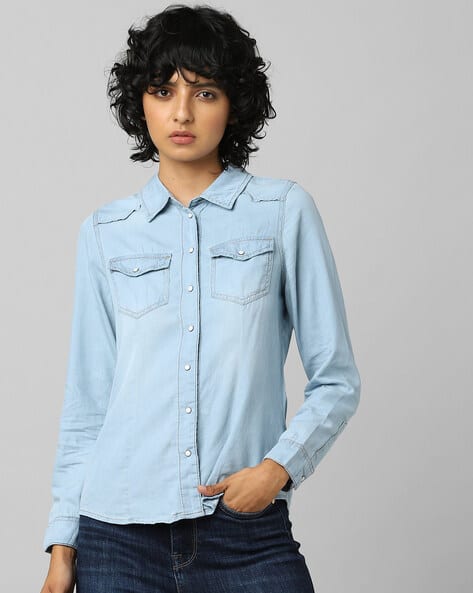 Buy Blue Shirts for Women by ONLY Online