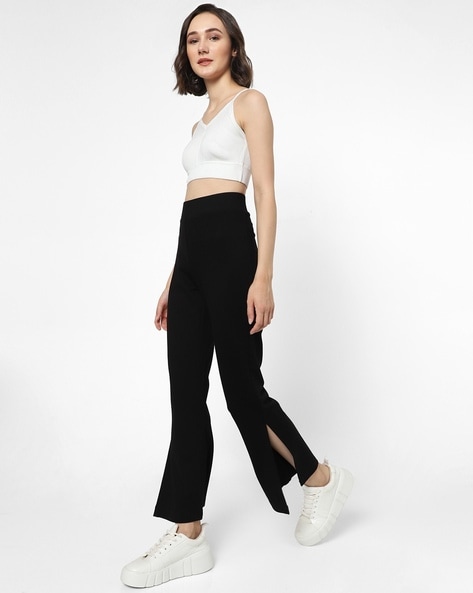 H&M Wide-cut Side-slit Pants | Hawthorn Mall