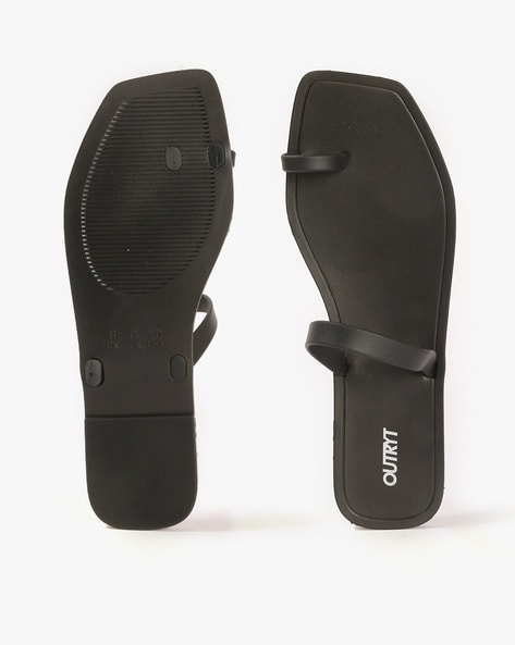 Buy Black Flat Sandals for Women by Outryt Online