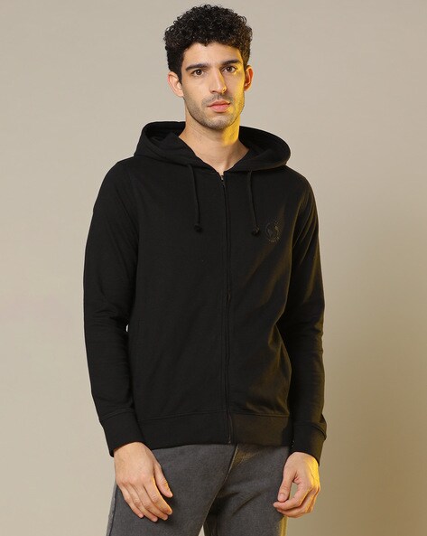 Buy Black Sweatshirt & Hoodies for Men by ProEarth Online | Ajio.com