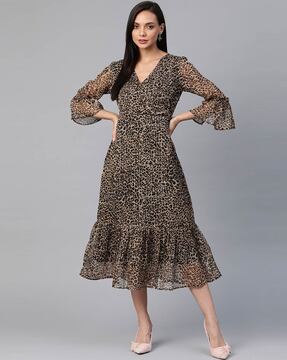 Buy Beige Dresses for Women by COTTINFAB Online 