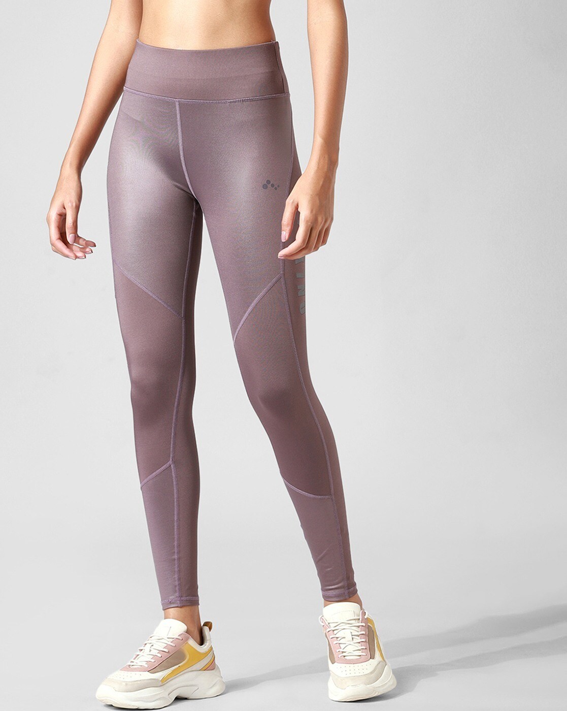 Brandfit High Waisted Leather-Look Leggings – PeachFit Sportswear