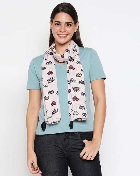 Abstract Print Scarf Price in India