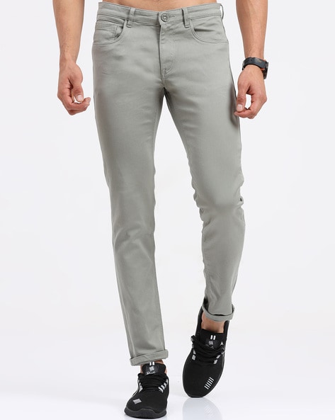 Buy Grey Trousers & Pants for Men by Ketch Online | Ajio.com