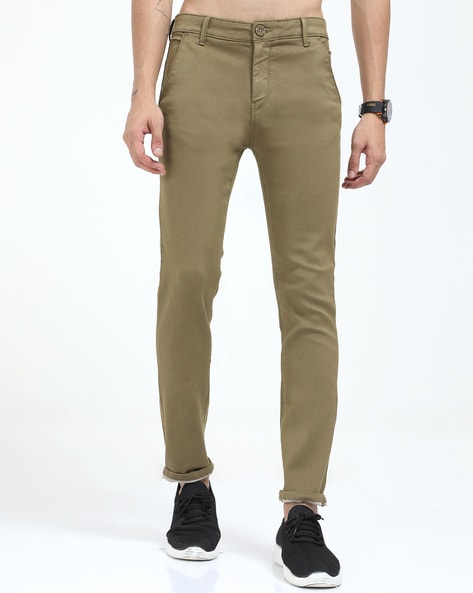 LE TEMPS DES CERISES Cargo Trousers TOBATI Brown for boys | NICKIS.com