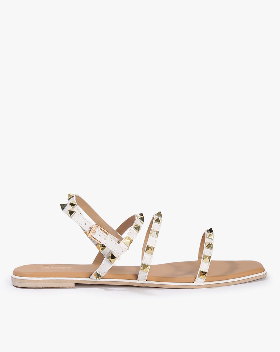 Leather Ankle Strap Footbed Sandals by AERE Online | THE ICONIC | Australia