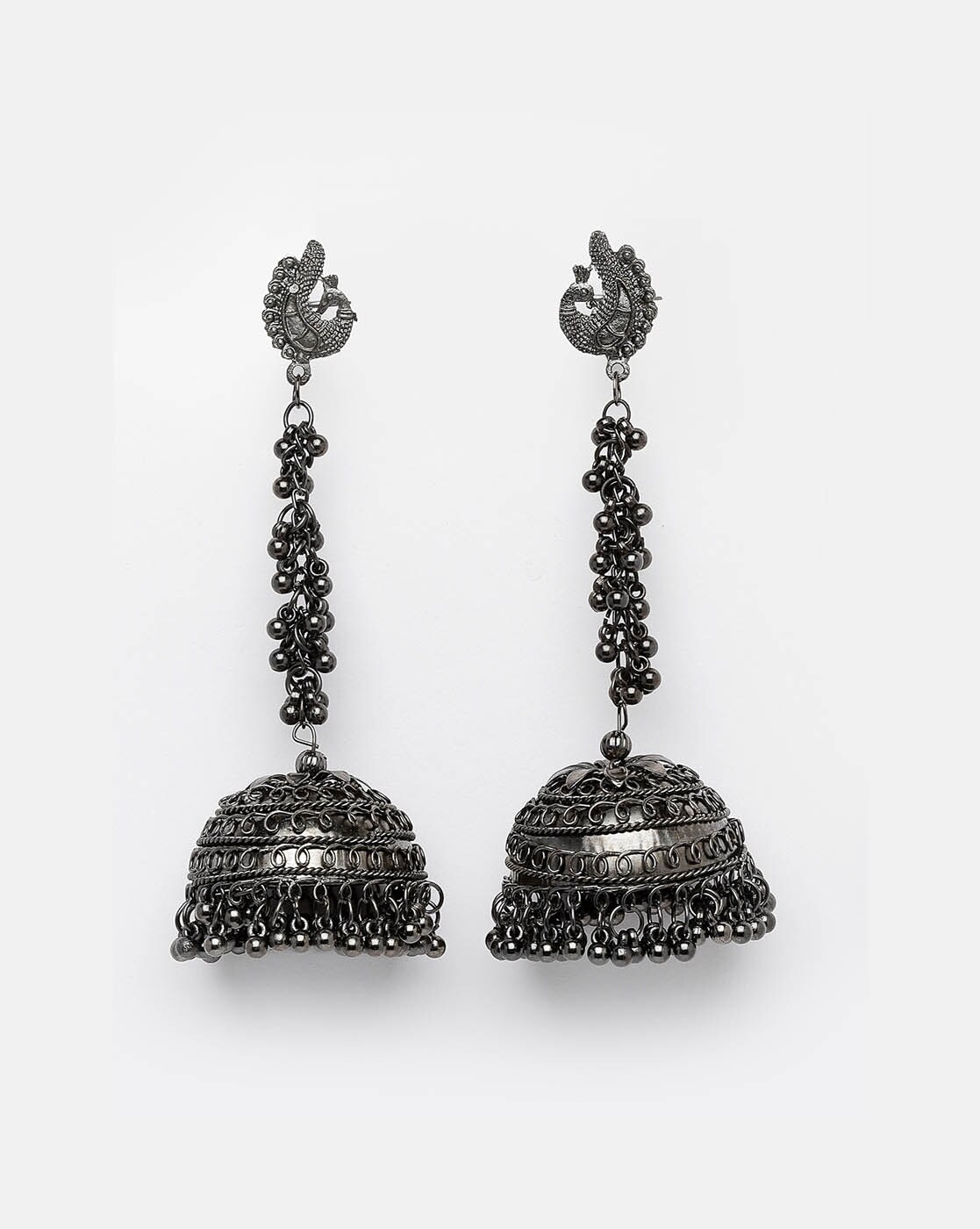Black Metal Earring Bollywood Earring Oxidised Indian Jewelry Indian Earring  Bahubali Earring Oxidized Earring - Etsy | Black metal jewelry, Etsy  earrings, Indian jewelry earrings