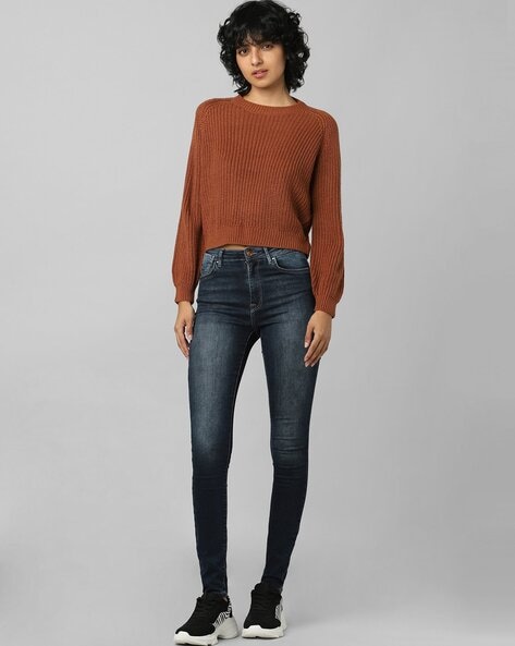 Buy Brown Sweaters & Cardigans for Women by ONLY Online