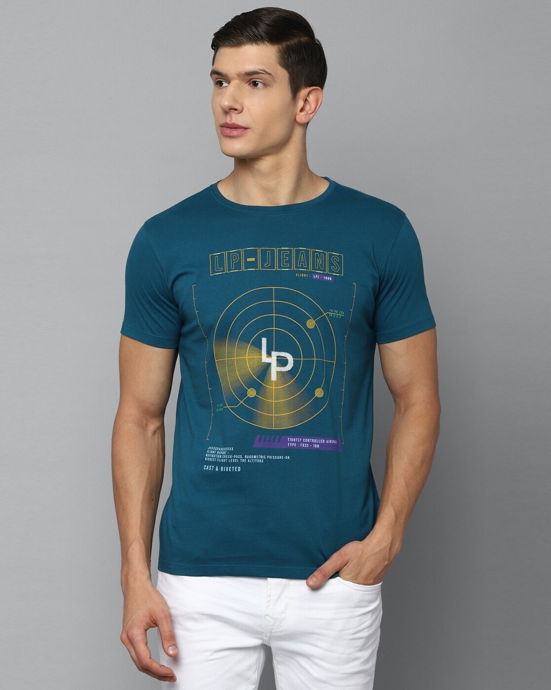 Buy Blue Tshirts for Men by LOUIS PHILIPPE Online