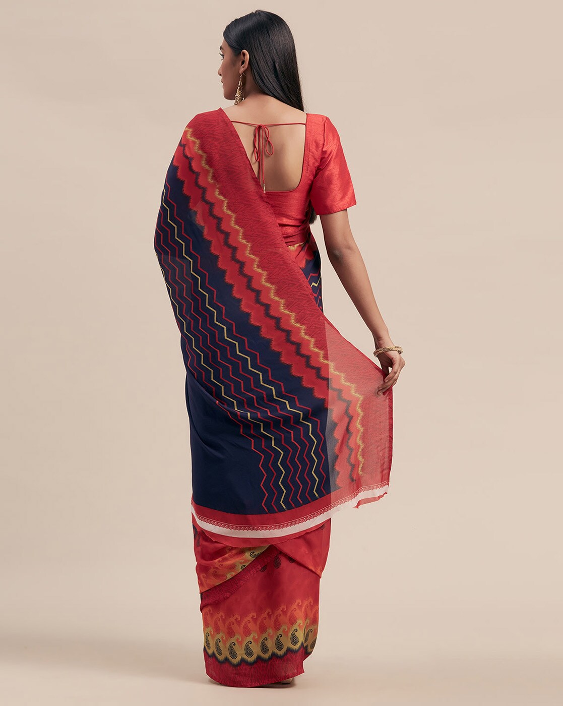 Buy Navy Sarees for Women by SHAILY Online