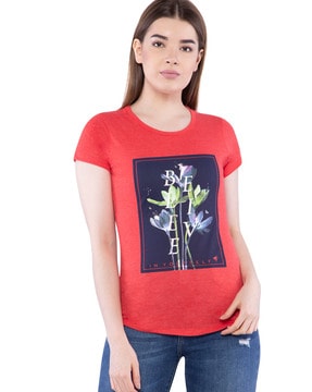 Buy Red Tshirts Women Online by for NEVA
