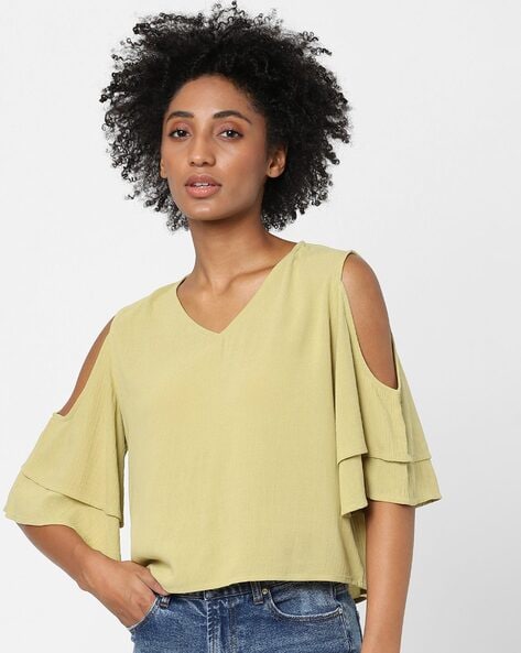 Buy Green Tops for Women by ONLY Online