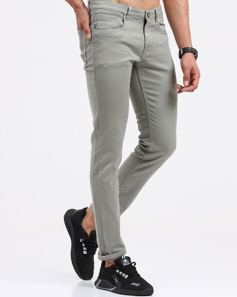 Men's Skinny Fit Pinstripe Trouser | Boohoo UK