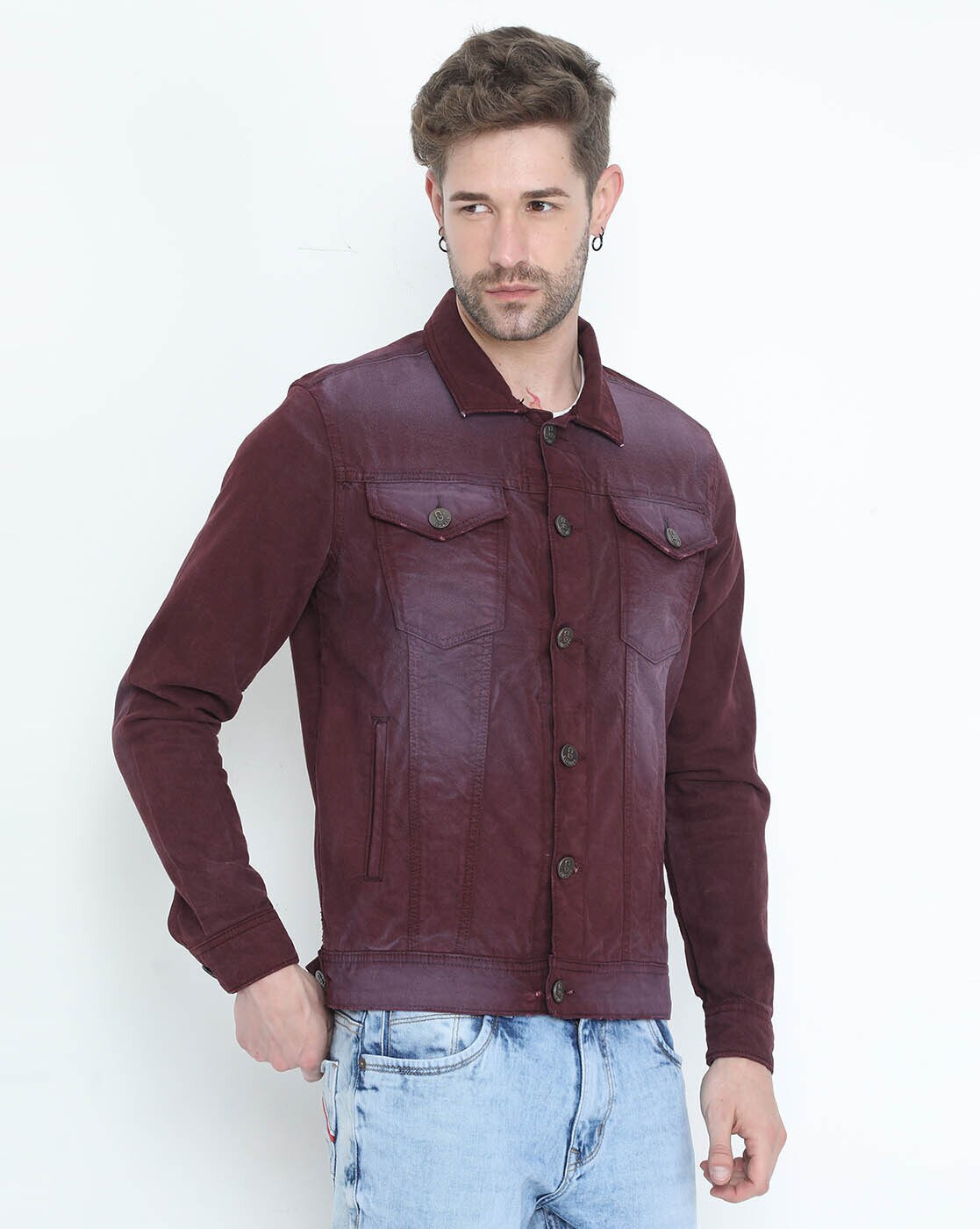 Leather Jacket For men - Classic Brown - Kiara Hut