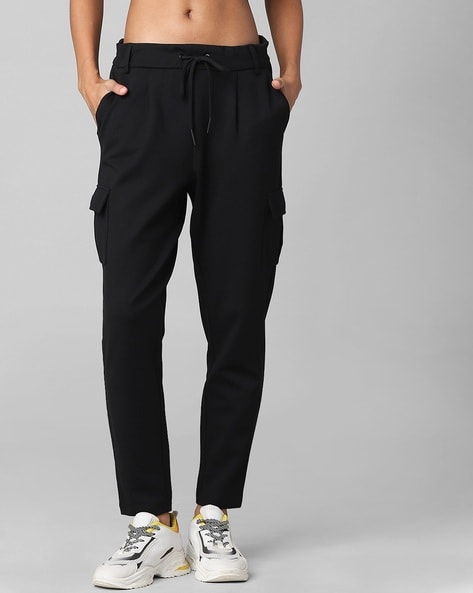 Buy Black Track Pants for Women by ONLY Online