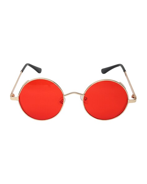 Buy CRIBA Round Sunglasses Red For Men & Women Online @ Best Prices in  India | Flipkart.com