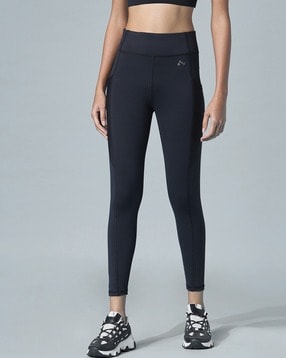 Buy Black & Blue Leggings for Women by ONLY Online