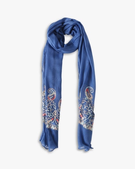 BB Paisley Embroidered Stole Price in India