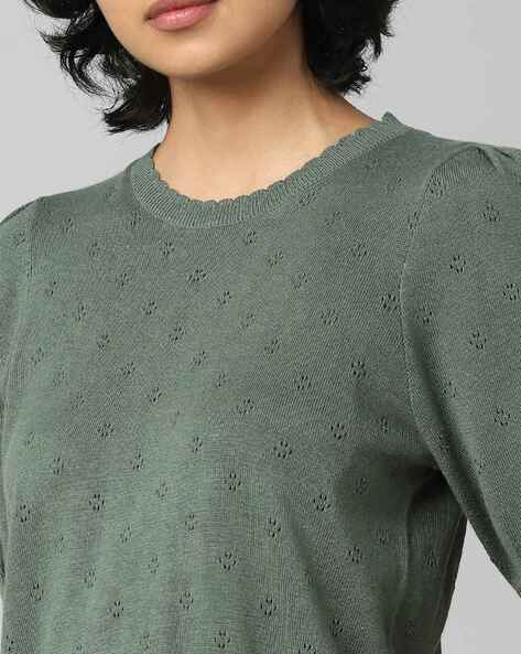 Buy Green Sweaters & Cardigans for Women by ONLY Online