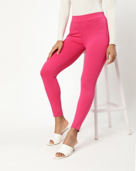 Buy Fuchsia Pink Leggings for Women by SRISHTI Online