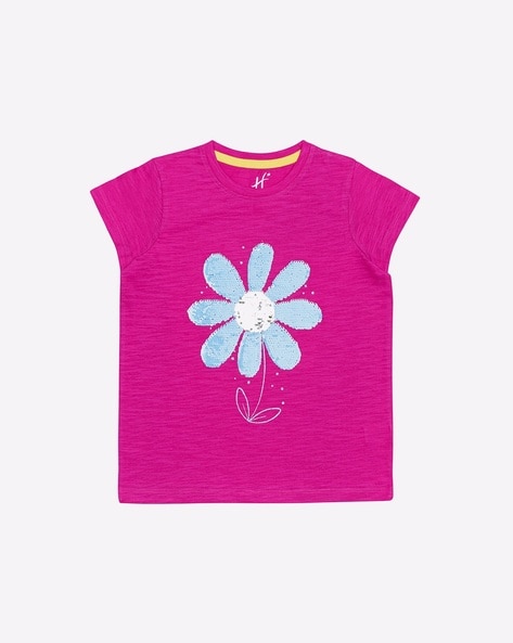 Buy Pink Tshirts for Girls by H by Hamleys Online