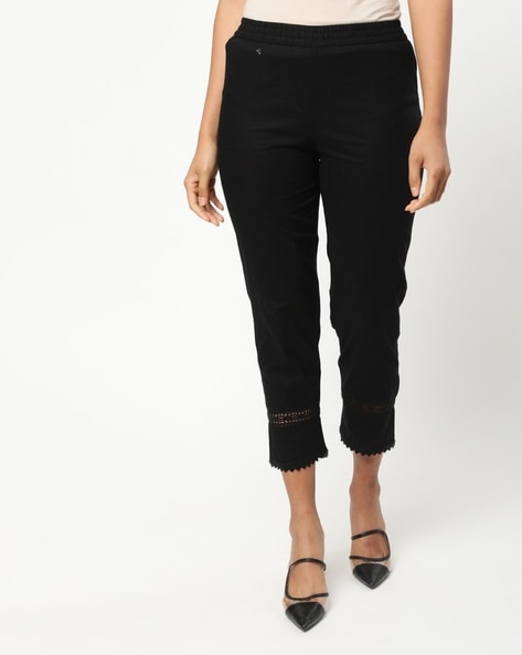 Ankle-Length Flat-Front Pants Price in India