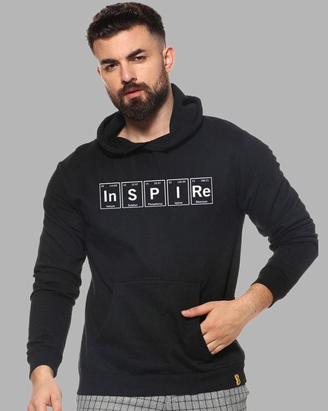 Buy Black Sweatshirt & Hoodies for Men by Campus Sutra Online