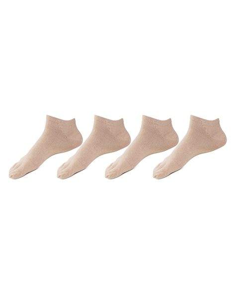 Buy online Women Pack Of 4 Solid Toe Separator Sock from clothing  accessories for Women by Bonjour for ₹420 at 0% off