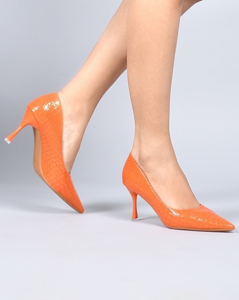 Buy Catwalk Women Orange Pumps - Heels for Women 70257 | Myntra