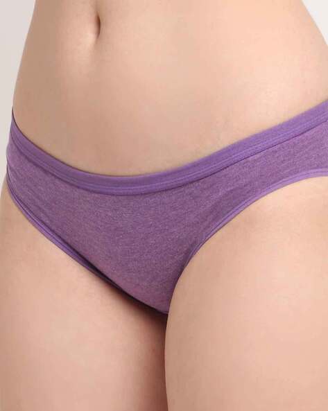 Pusyy Women's Hipster Purple Panty (Pack of 1)