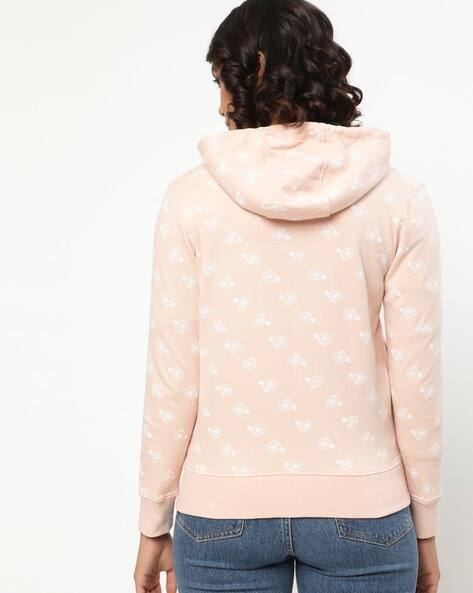 Buy Peach Sweatshirt u0026 Hoodies for Women by DJ u0026 C Online | Ajio.com