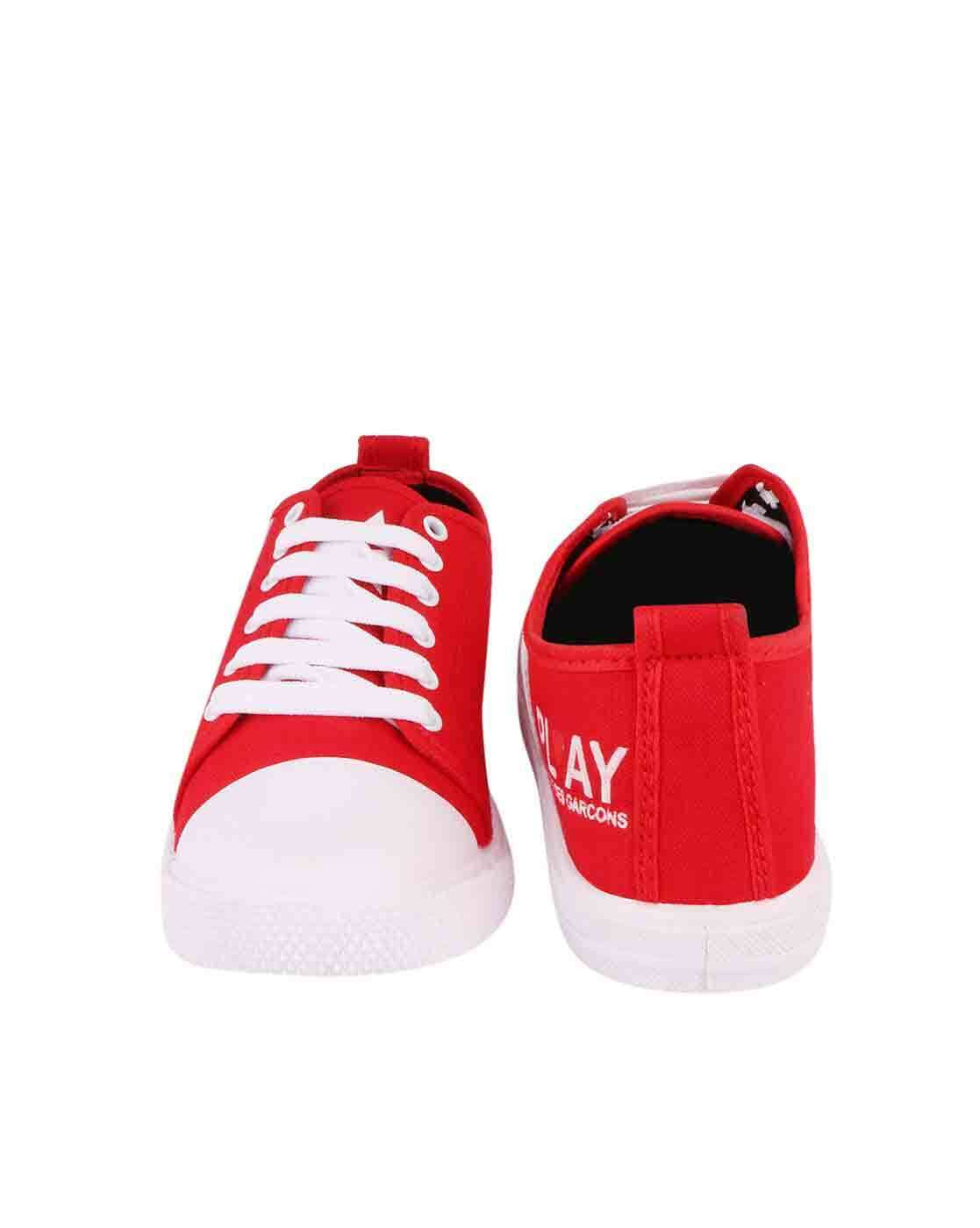 Play shoes sale red colour