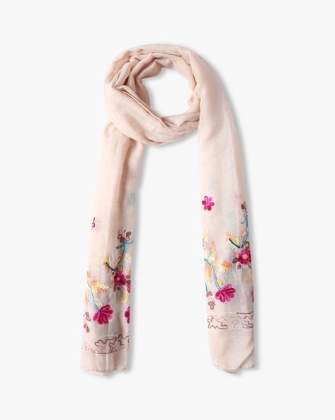 BB Floral Embroidered Stole Price in India