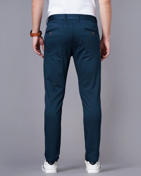 Style Hook Polyster Blend Formal Trousers For Man regular fit |formal pants  blue colour |