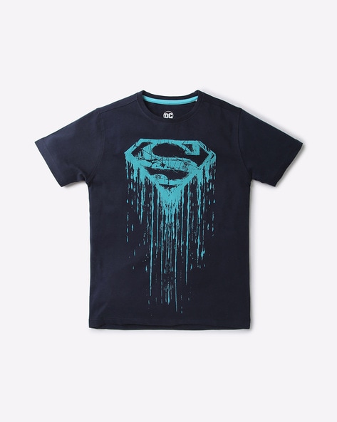 Buy Free Authority Superman Printed Off White T-Shirt for Men online