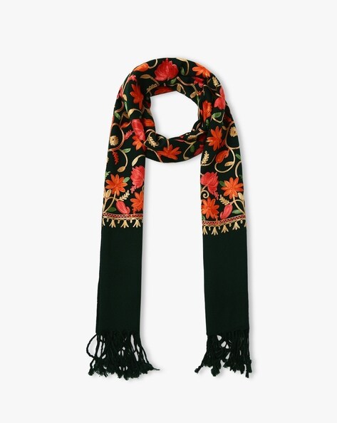 Floral Woven Stole Price in India
