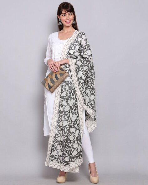 Pack of 2 Printed Cotton Dupatta Price in India