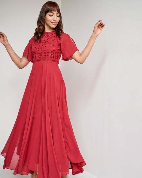 Clarina Red Tulle Gown | Afterpay | Zip Pay | Sezzle | Laybuy
