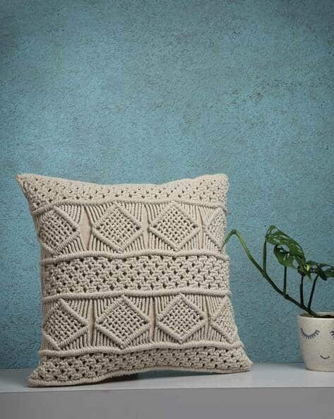 Buy Cream Cushions Pillows for Home Kitchen by Anwyn Online