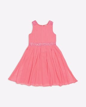 h by hamleys Sequin Embellished Fit & Flare Dress-picture-18