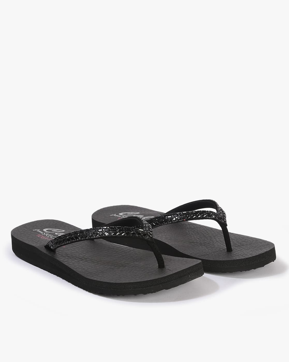 skechers diamante flip flops