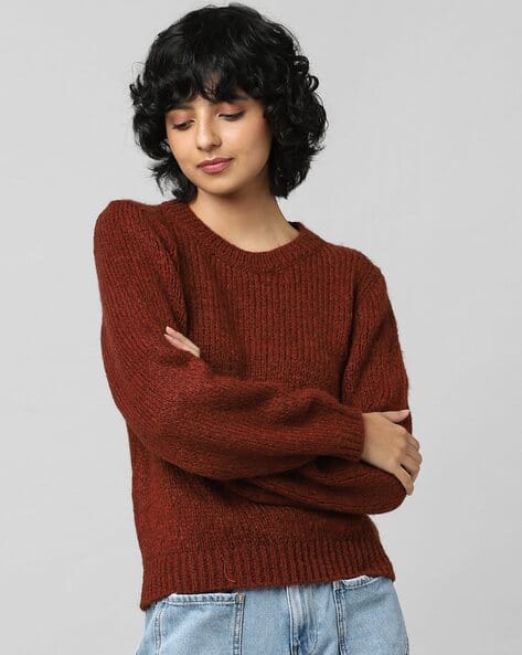 Knitted Round-Neck Pullover